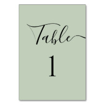 CHANGE NUMBER - Simple Solid Color Calligraphy