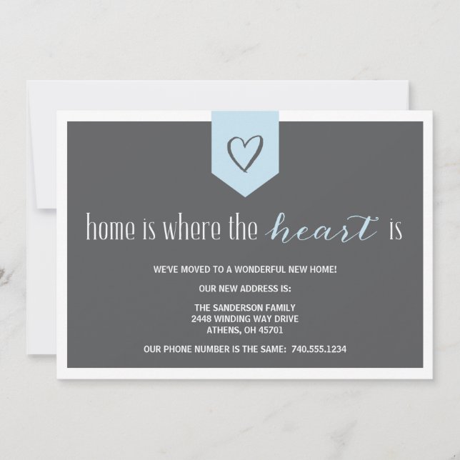 Change of Address Announcement (Front)