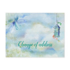 Change of Address Bird House Post Card