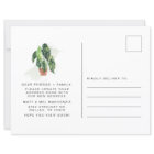 Change of Address Botanical Moving Announcement 