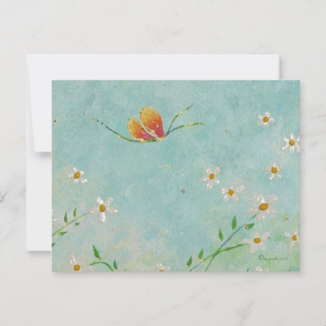 change of address butterfly card (Front)