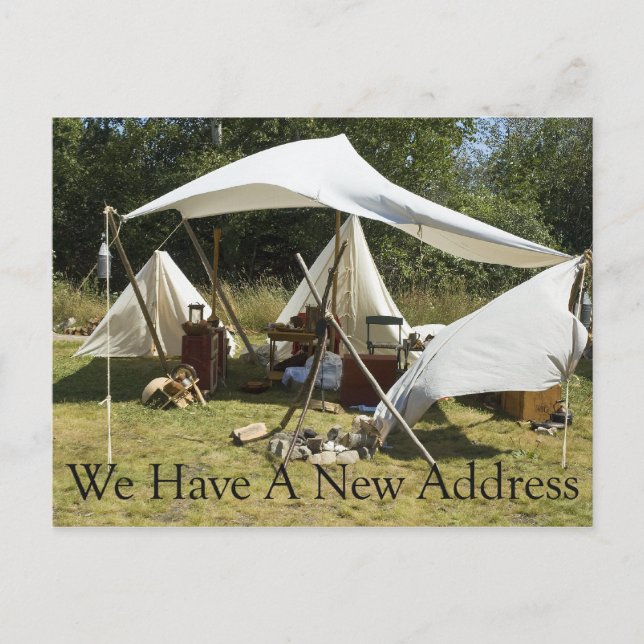 Change of Address Card - Camp (Front)