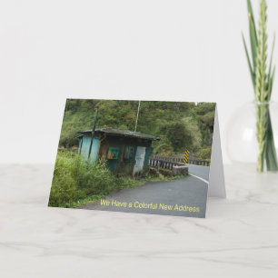 Change of Address Card: Colorful New Address Announcement