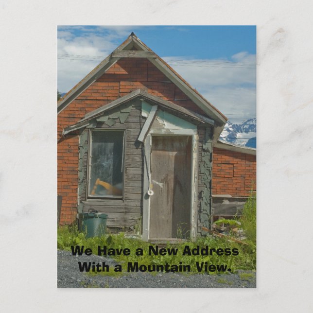 Change of Address Card: Mountain View Announcement Postcard (Front)