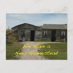 Change of Address Card: New Homestead Announcement Postcard