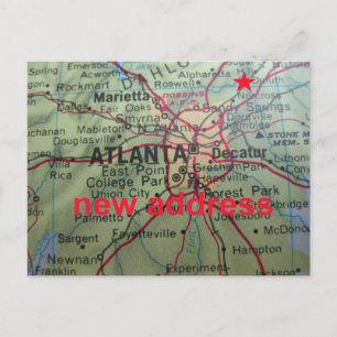 Change of address card Sugar Hill