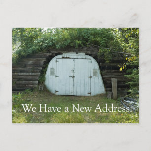 Change of Address Card - Underground Bunker