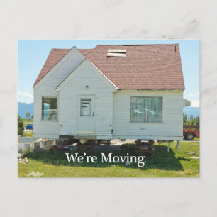 Change of Address Card: We're Moving Announcement Postcard