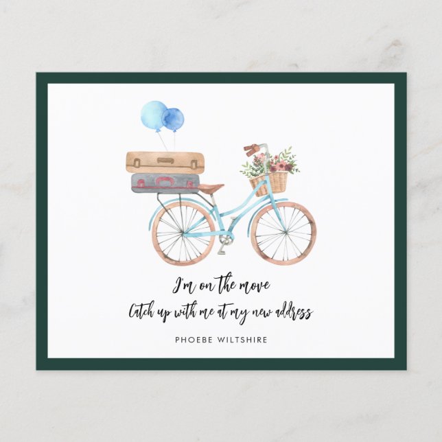 Change of Address Chic Moving Announcement (Front)