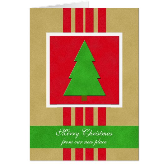 Change of Address Christmas Card