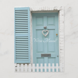 Change of Address - 'Front Door with a Heart' Postcard