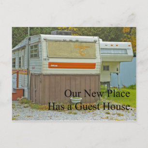 Change of Address - Guest House Announcement Postcard