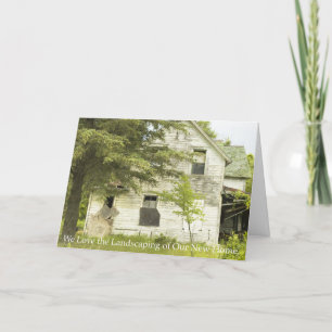 Change of Address: Landscaping Announcement