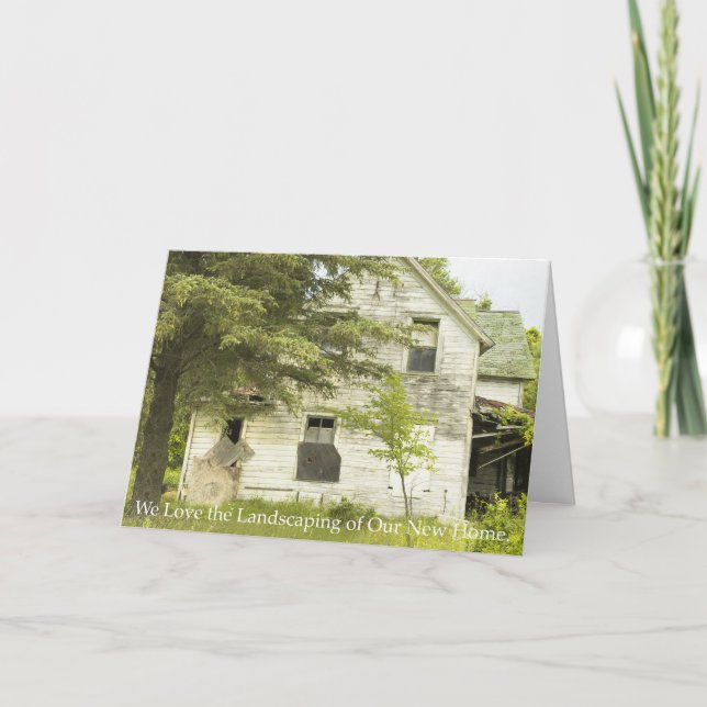 Change of Address: Landscaping Announcement (Front)