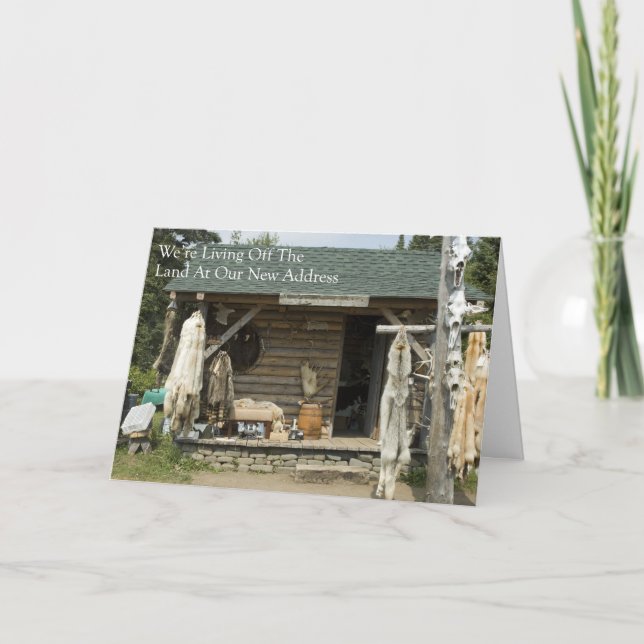 Change of Address: Living off the Land Announcement (Front)