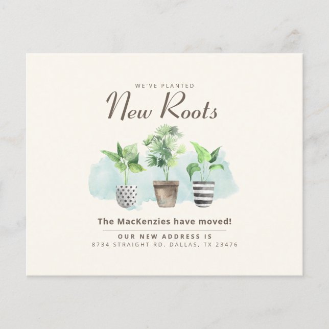 Change of Address Moving Announcement (Front)