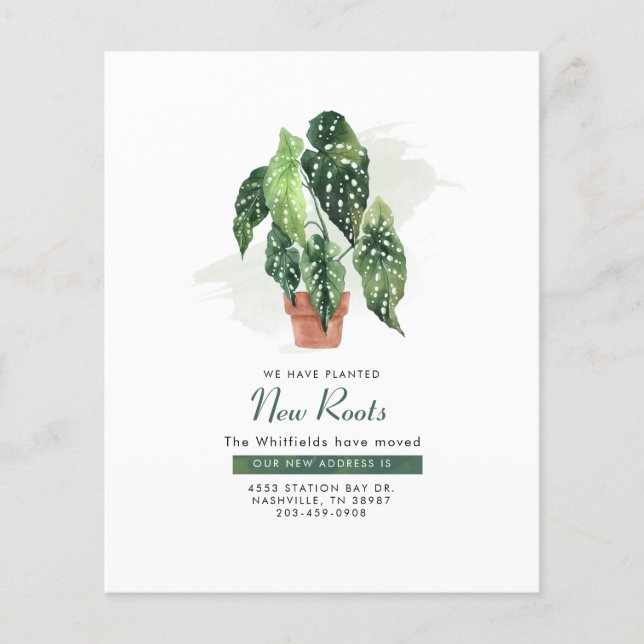 Change of Address Moving Home Announcement (Front)