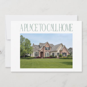 Change of Address New Modern Home Photo Moving Announcement