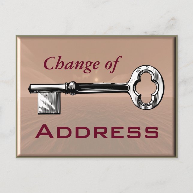 Change of Address - postcard (Front)