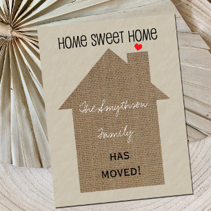 Change of Address Postcard -Burlap House