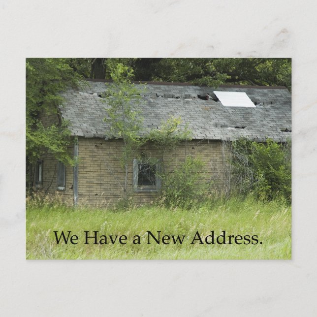 Change of Address Postcard: Fixer Upper Announcement Postcard (Front)