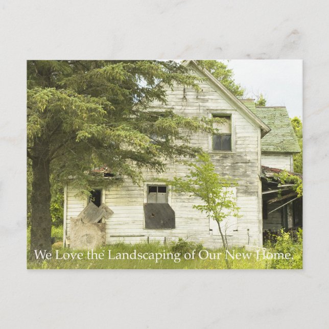 Change of Address Postcard: Great Landscaping Announcement Postcard (Front)