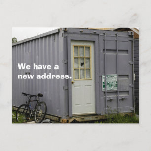 Change of Address Postcard: True Trailer Home Announcement Postcard