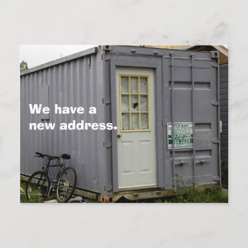 Change of Address Postcard True Trailer Home Announcement Postcard