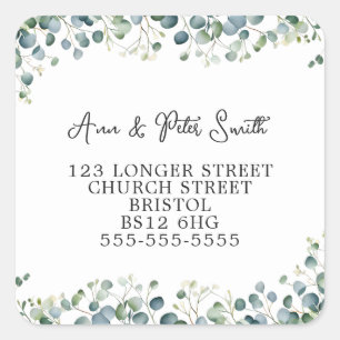 Change of Address return label leaves