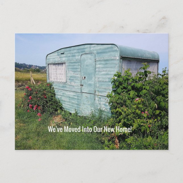 Change Of Address Shack Postcard (Front)