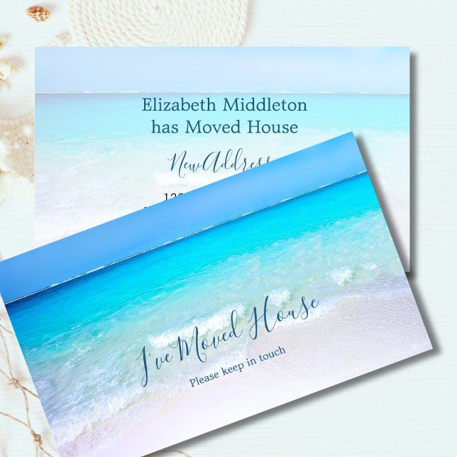 Change of Address Single Moving Home Business Card (Creator Uploaded)