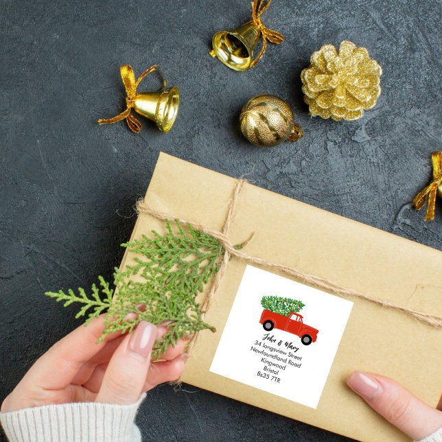 Change of Address sticker christmas tree (Creator Uploaded)