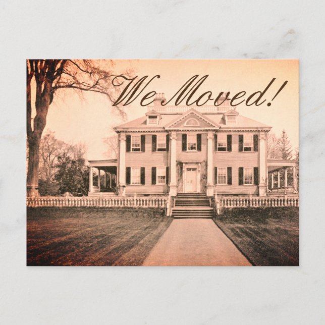 Change of Address - The Mansion House - Postcard (Front)