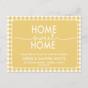 Change of address we have moved house rustic announcement postcard