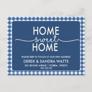 Change of address we have moved house rustic announcement postcard