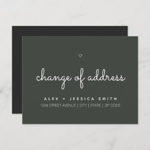 Change of Address We've Moved Cute Simple Postcard