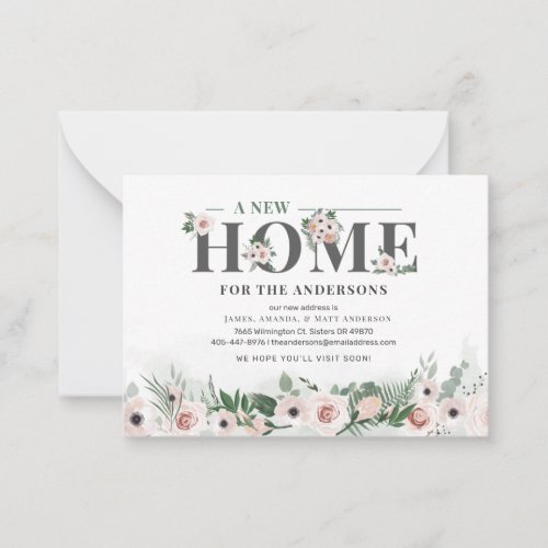 Change of Address We've Moved Moving Announcement