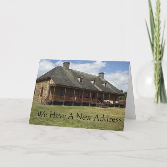 Change of Address: Wilderness Fort Announcement (Front)