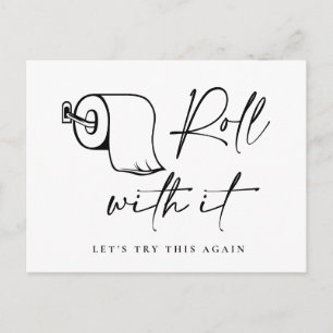 Change of Date Postponed Cancelation Postcard