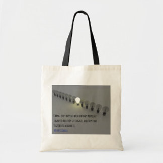 Change Only Happens (1) tote Bag