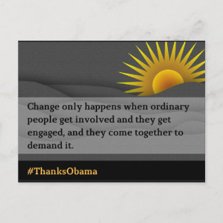 Change Only Happens (2) Postcard