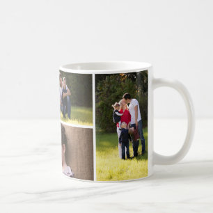 Change photos easily! Make your own photo collage  Coffee Mug