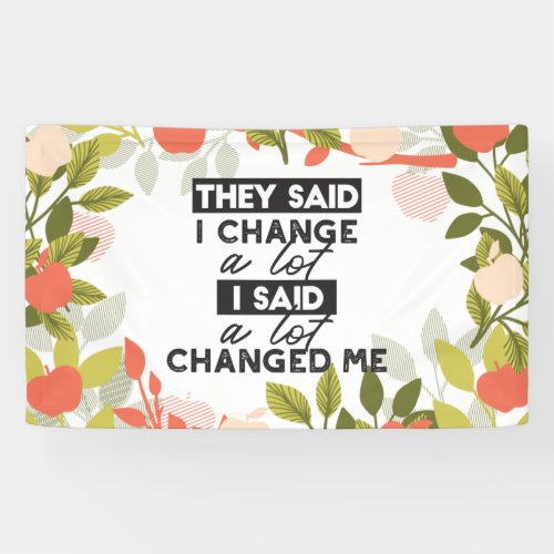 Change Quotes with Apple Fruit Tree Pattern Banner