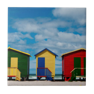 Change Rooms. Muizenberg Beach, Cape Town Ceramic Tile