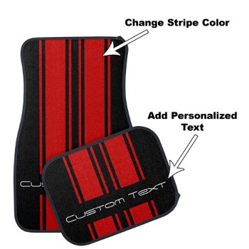 Change Stripe Color To Match Car - Edit Background Car Mat by MuscleCarTees at Zazzle