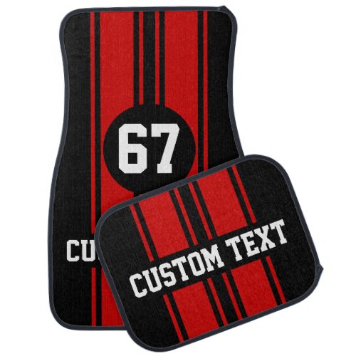 Change Stripe Color To Match Car _ Use Customize Car Floor Mat