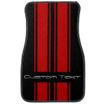 Change Stripe Color To Match Car Use &quot;customize&quot; Car Floor Mat at Zazzle