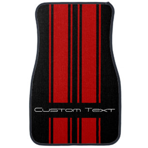 Change Stripe Color To Match Car Use "Customize" Car Floor Mat