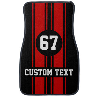 Change Stripe Color To Match Car - Use "Customize" Floor Mat