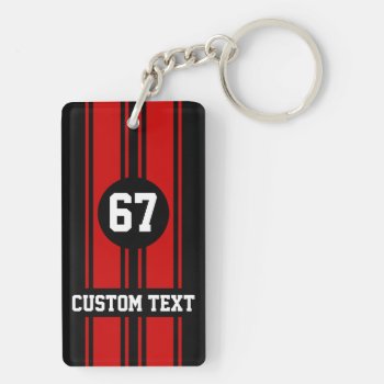 Change Stripe Color & Year To Match Car - Use Edit Keychain by MuscleCarTees at Zazzle